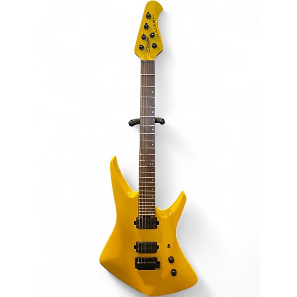 Used Sterling by Music Man Kaizen Yellow Solid Body Electric Guitar