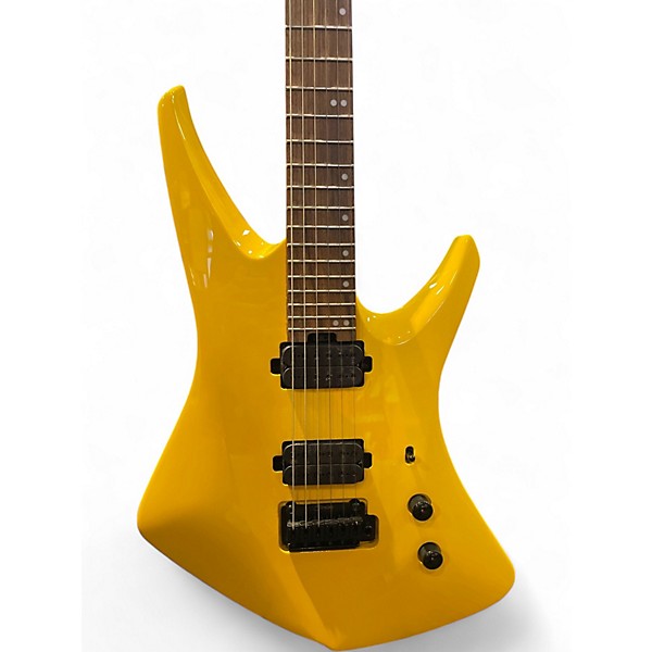 Used Sterling by Music Man Kaizen Yellow Solid Body Electric Guitar