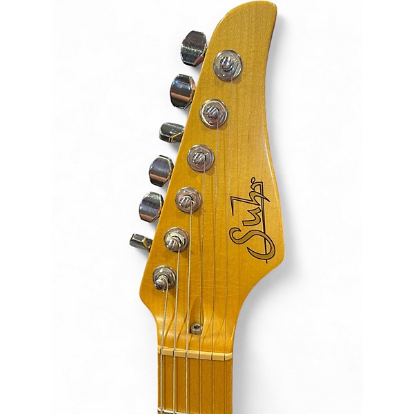 Used 2016 Suhr Classic Antique Pro 3 Tone Sunburst Solid Body Electric Guitar