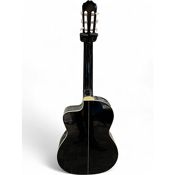 Used Takamine GC6CE-BLK Black Classical Acoustic Electric Guitar