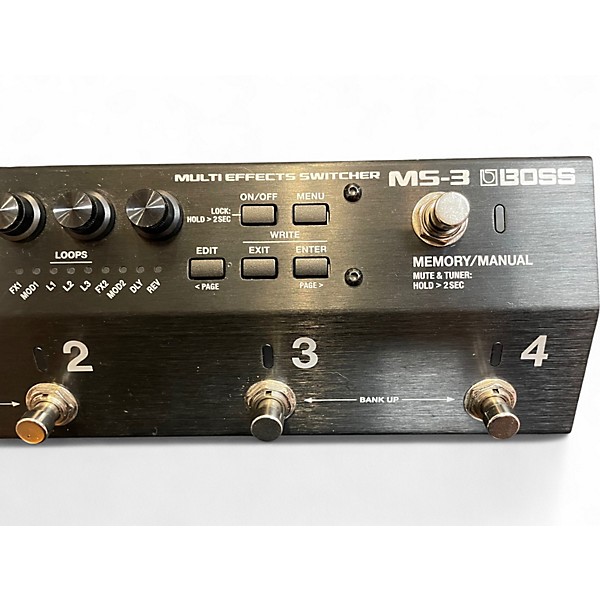 Used BOSS MS3 Multi Effects Switcher Effect Processor