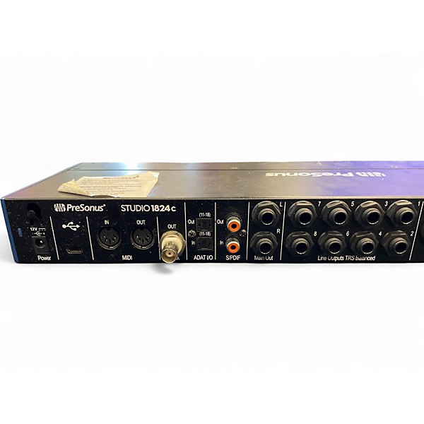 Used PreSonus STUDIO 1824C Audio Interface