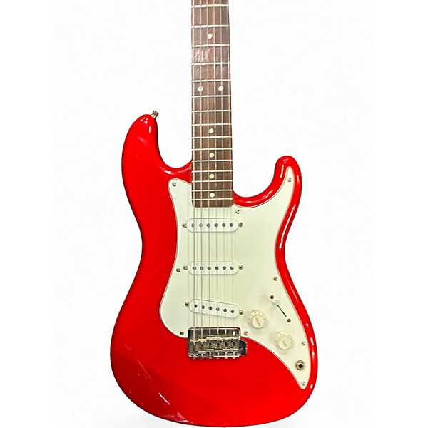 Used Squier bullet standard Red Solid Body Electric Guitar