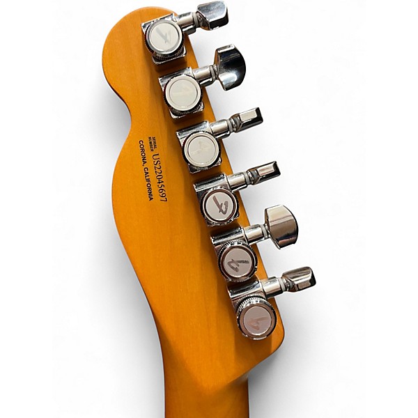 Used 2022 Fender American Ultra Telecaster 2 Color Sunburst Solid Body Electric Guitar
