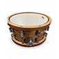 Used PDP by DW 7.5X14 limited edition dark stain walnut hoops Natural Drum