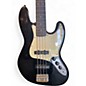 Used Squier Affinity Jazz Bass Black Electric Bass Guitar