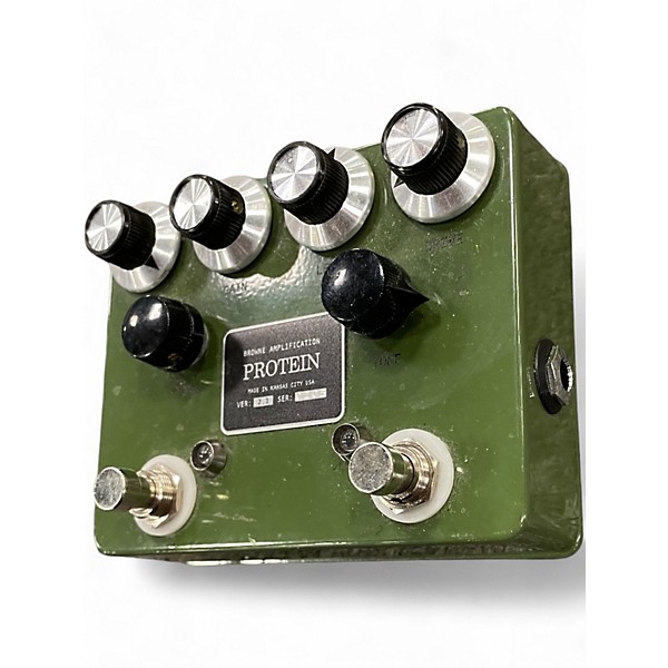 Used Brown Amplification protien Effect Pedal