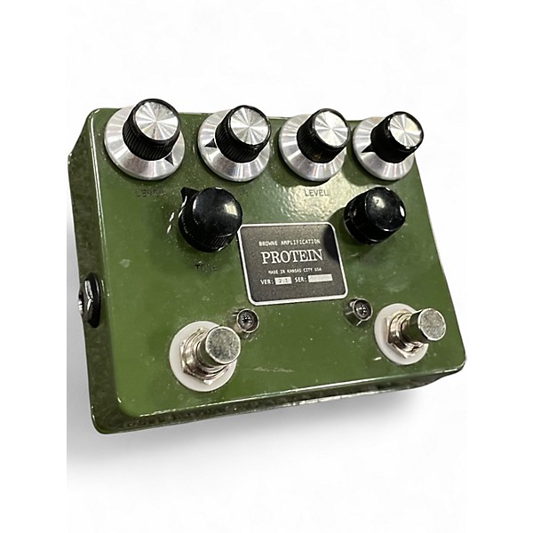 Used Brown Amplification protien Effect Pedal
