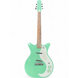 Used Danelectro NOS+ Seafoam Green Solid Body Electric Guitar