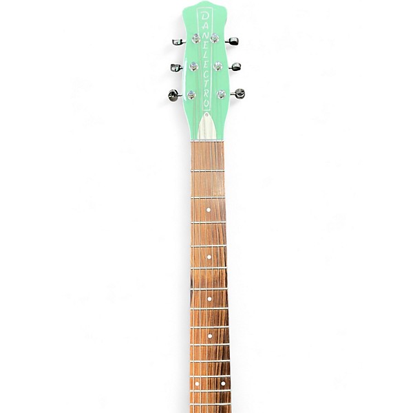 Used Danelectro NOS+ Seafoam Green Solid Body Electric Guitar