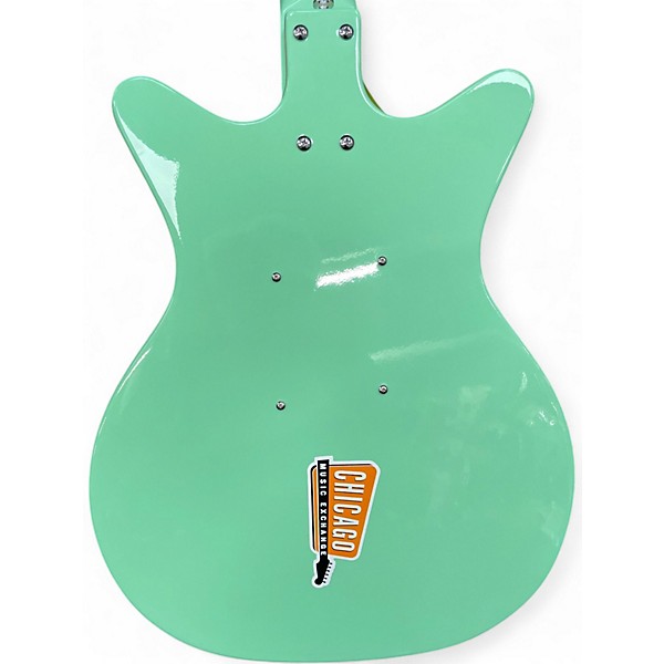 Used Danelectro NOS+ Seafoam Green Solid Body Electric Guitar