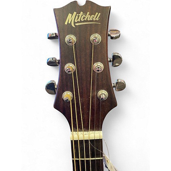 Used Mitchell T333E Natural Acoustic Electric Guitar