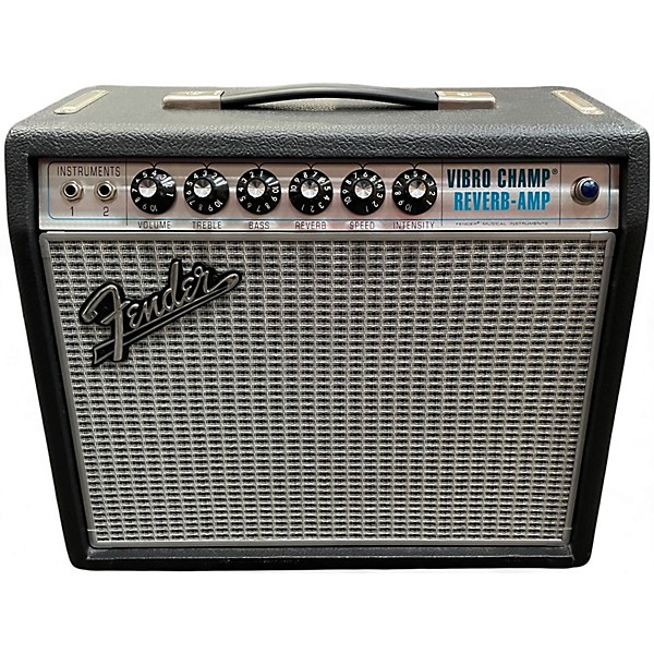 Used Fender '68 Custom Vibro Champ Reverb Tube Guitar Combo Amp