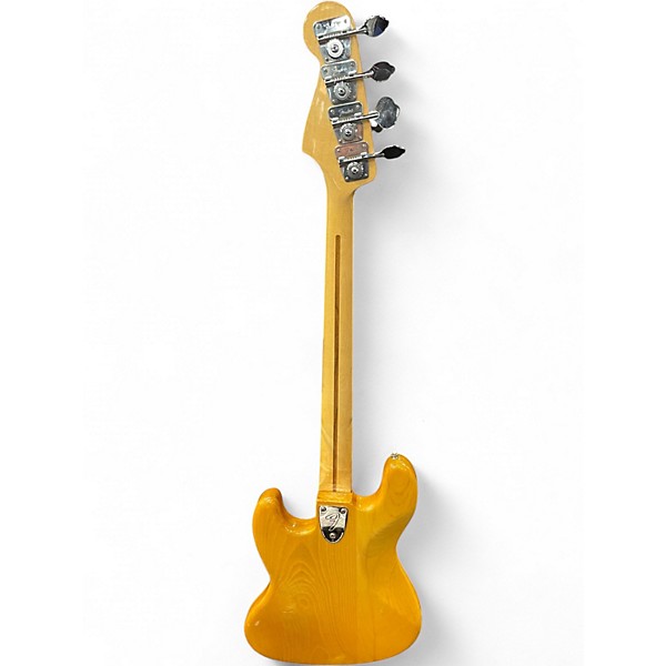 Vintage 1977 Fender Jazz Bass Natural Electric Bass Guitar