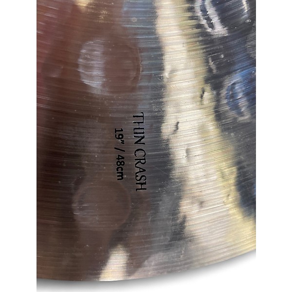 Used Mehteran 19in thin crash Cymbal