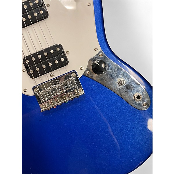 Used Squier Bullet Mustang HH Blue Solid Body Electric Guitar