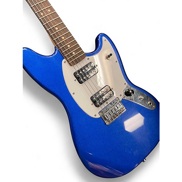 Used Squier Bullet Mustang HH Blue Solid Body Electric Guitar