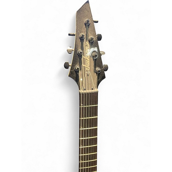 Used Jackson JS22-7 Dinky 7 String Black Solid Body Electric Guitar