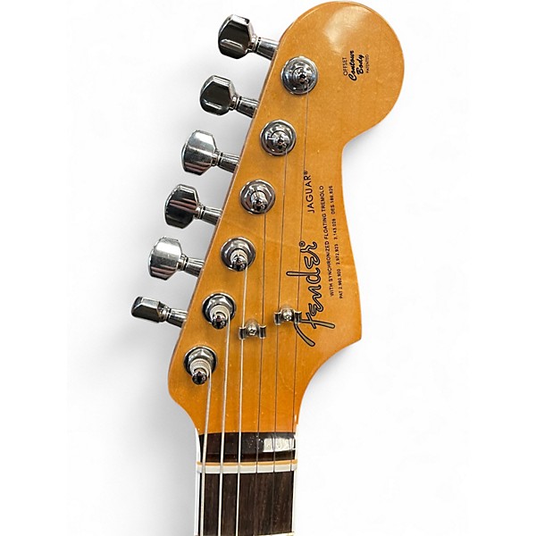 Used Fender Kurt Cobain Signature Jaguar 3 Color Sunburst Solid Body Electric Guitar