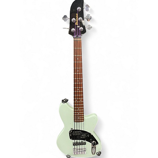 Used Ibanez TMB35 Seafoam Green Electric Bass Guitar