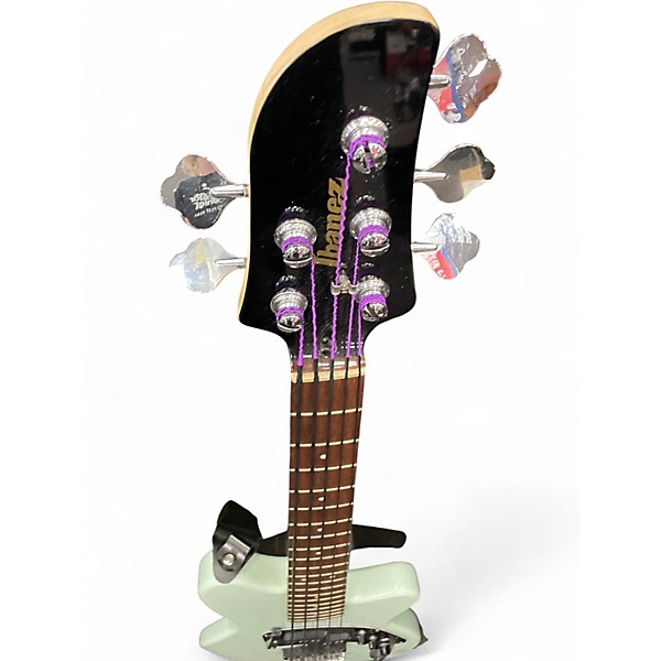 Used Ibanez TMB35 Seafoam Green Electric Bass Guitar