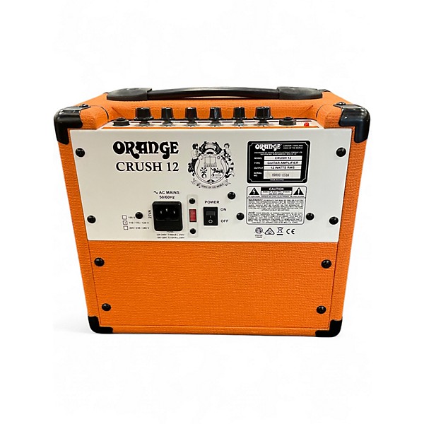 Used Orange Amplifiers Crush 12 Guitar Combo Amp