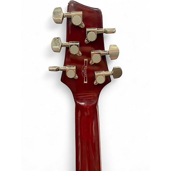 Used Ibanez SZ520QM Red Solid Body Electric Guitar