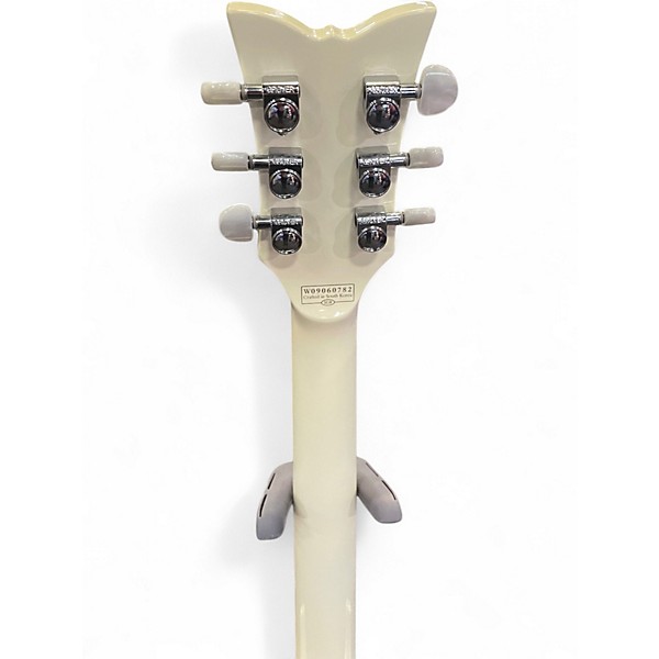 Used Schecter Guitar Research S1 Custom White Solid Body Electric Guitar