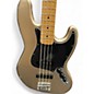 Used Fender 75th Anniversary Commemorative American Jazz Bass Gold Electric Bass Guitar