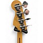 Used Fender 75th Anniversary Commemorative American Jazz Bass Gold Electric Bass Guitar