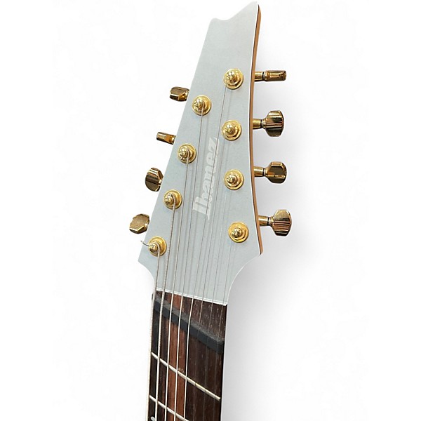 Used Ibanez RGDMS8 Silver Solid Body Electric Guitar