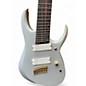 Used Ibanez RGDMS8 Silver Solid Body Electric Guitar