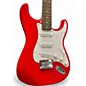 Used Squier Stratocaster Red Solid Body Electric Guitar