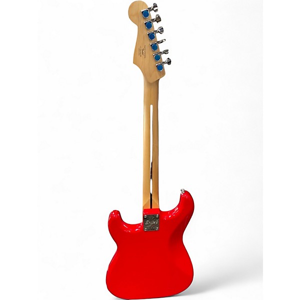 Used Squier Stratocaster Red Solid Body Electric Guitar