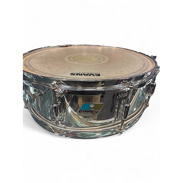 Used Ludwig 14in CHROME OVER WOOD Chrome Drum