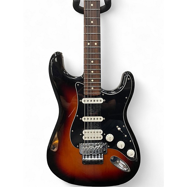 Used Fender Player Stratocaster HSS Floyd Rose 3 Color Sunburst Solid Body Electric Guitar