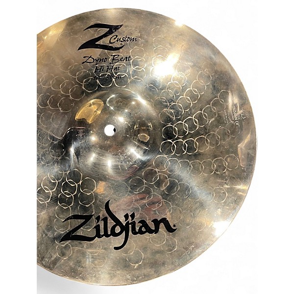 Used Zildjian 14in Z Custom Dyno Beat Hi Hat Cymbal
