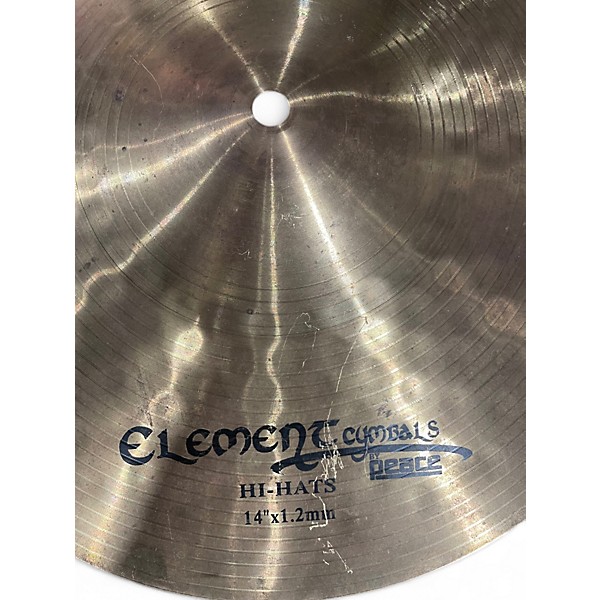 Used Peace 14in Element Hi Hat Bottom Cymbal