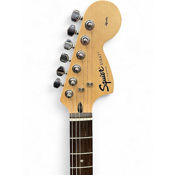 Used Squier Stratocaster Blue Solid Body Electric Guitar
