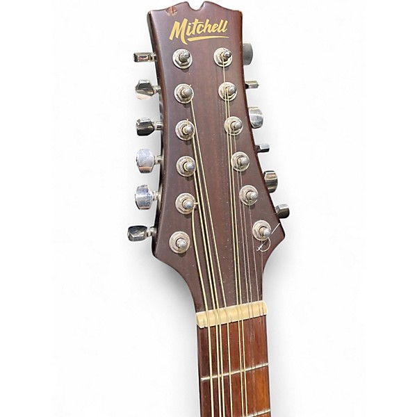 Used Mitchell T331TCE-BST Mahogany 12 String Acoustic Electric Guitar