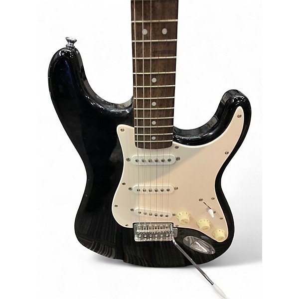 Used Squier Bullet Stratocaster Black Solid Body Electric Guitar