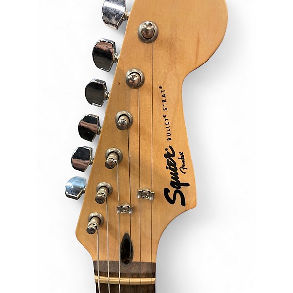 Used Squier Bullet Stratocaster Black Solid Body Electric Guitar