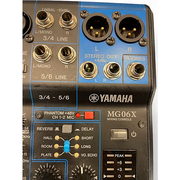 Used Yamaha MG06X Unpowered Mixer