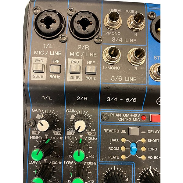 Used Yamaha MG06X Unpowered Mixer