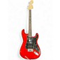 Used Squier AFFINITY HSS STRATOCASTER Candy Apple Red Metallic Solid Body Electric Guitar thumbnail