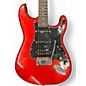 Used Squier AFFINITY HSS STRATOCASTER Candy Apple Red Metallic Solid Body Electric Guitar