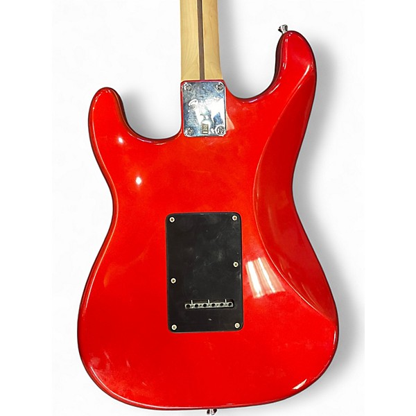 Used Squier AFFINITY HSS STRATOCASTER Candy Apple Red Metallic Solid Body Electric Guitar