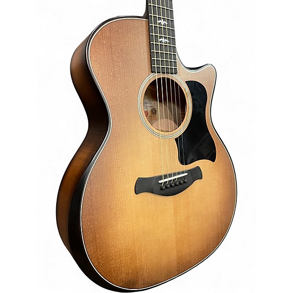 Used Taylor 614ce Builders Edition Caramel Burst Acoustic Electric Guitar