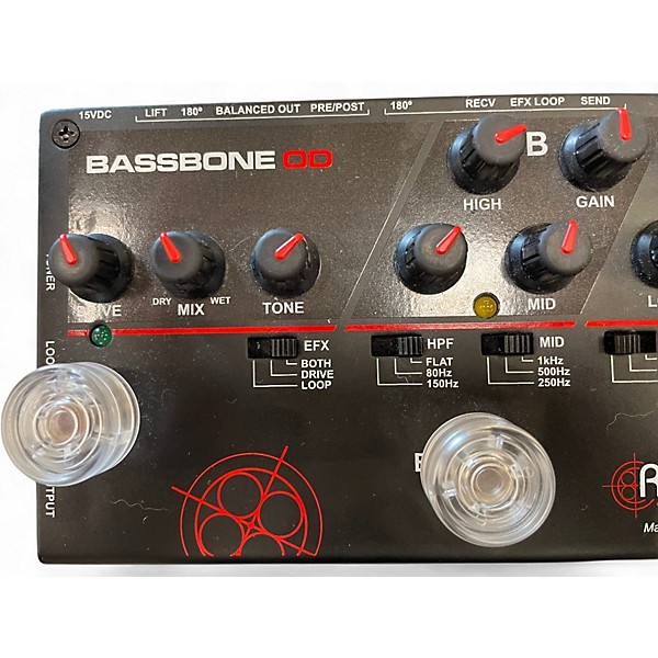 Used Radial Engineering Bassbone OD Bass Effect Pedal