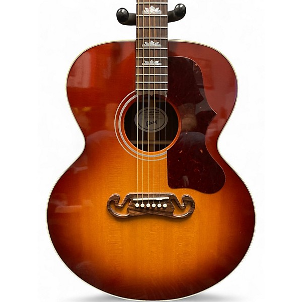 Used Gibson SJ200 Studio rosewood Super Jumbo 3 Color Sunburst Acoustic Electric Guitar